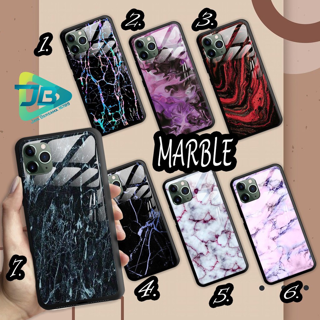 SOFTCASE BACK CASE GLASS KACA MARBLE HUAWEI NOVA 2I 3I P20 P30 P40 MATTE 20 20 LITE PRO JB3498