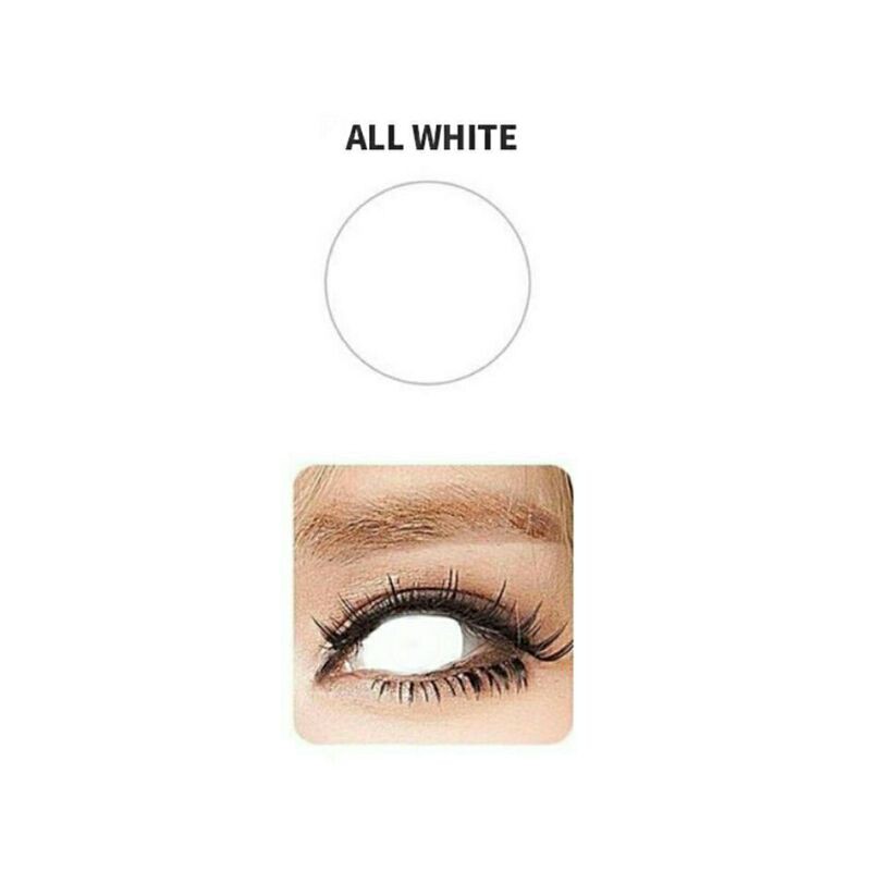 SOFTLENS COSPLAY HALLOWEEN LATHI CHALLENGE / SOFTLENS FULL WHITE ZOMBI VALAK