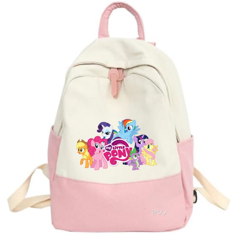 Tas Little Pony Ransel Anak Perempuan Sekolah Backpack Korea style