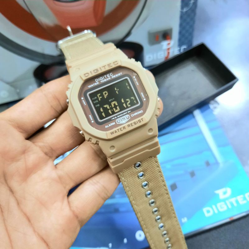 Jam tangan pria tahan air Digitec DG-6034T