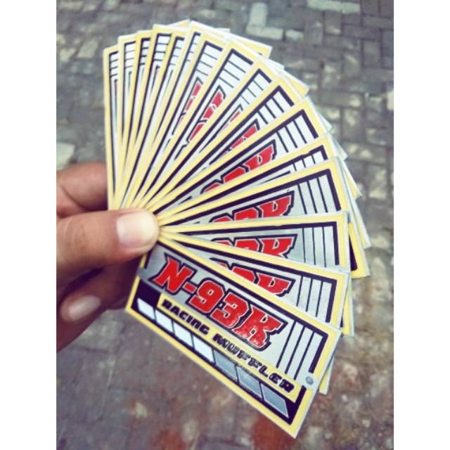 Custom Emblem Knalpot Bahan Alumunium