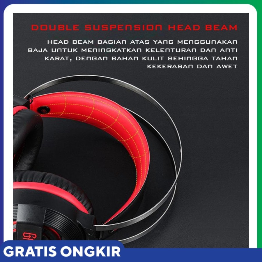 HEADSET GAMING - HEADSET KABEL GAMING - GAMEN GH1000 - 100% ORIGINAL