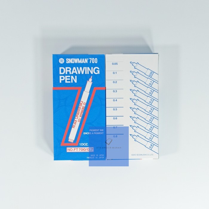 

Pendrawing- Grosir!!! Drawing Pen Snowman 700 Hitam 0.7 Atk -Drawing-Pen.