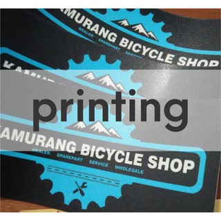  STIKER  CUSTOM  desain  sendiri jenis CUTTING PRINTING 