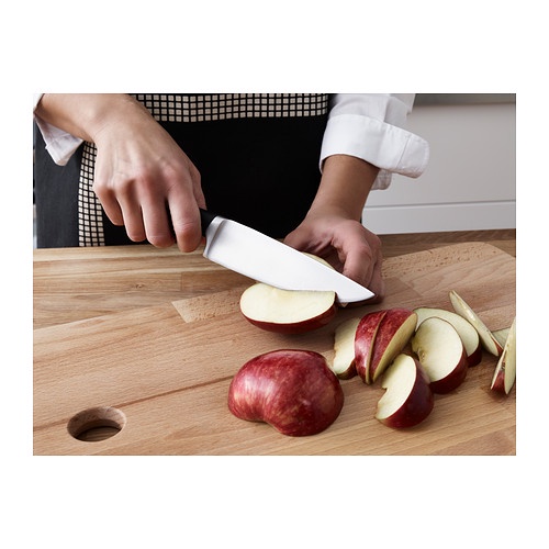 VORDA Pisau serbaguna, hitam, 14 cm