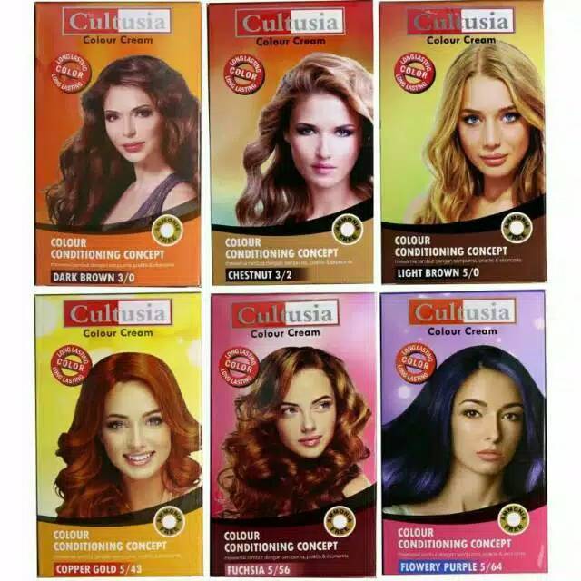 CULTUSIA Professional Hair Colour Cream - Semir Pewarna Rambut