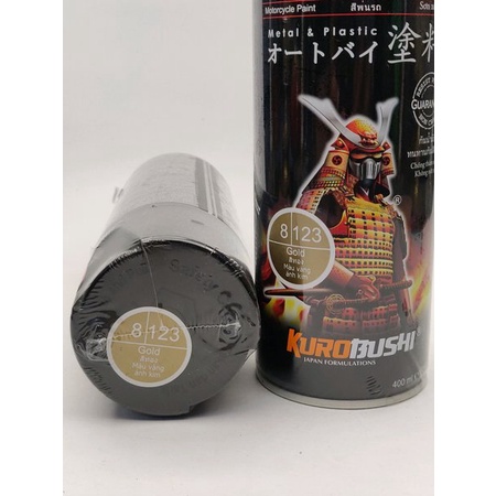 Samurai Paint Kurobushi Cat Semprot Pilox Pilok Gold / Emas (123) 400ml