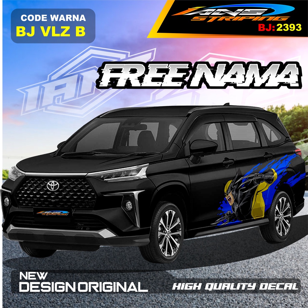 VARIASI STICKER MOBIL AVANZA VELOZ / VARIASI STIKER MOBIL XENIA REBORN / STICKER DECAL MOBIL PAJERO / STIKER MOBIL