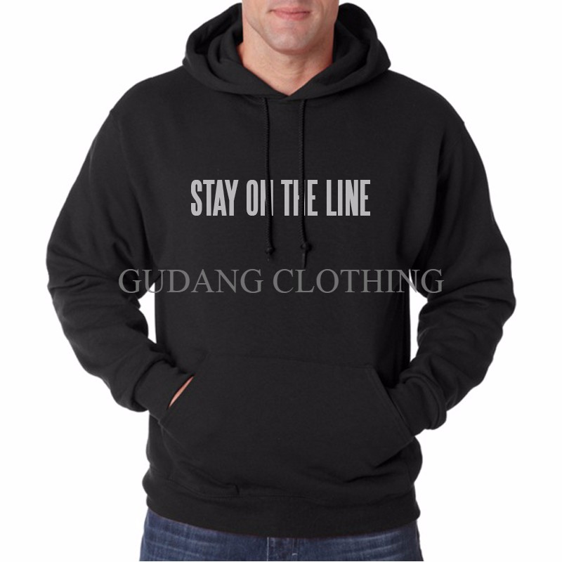 Hoodie Stay on The Line Hoodie Kupluk Stay on The Line Sweater Hoodie Stay on The Line - Unisex