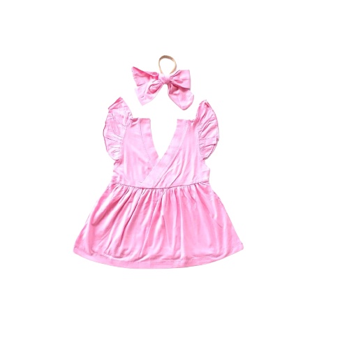 PUNCAK 3.3 stoberi baby - DRESS BABY VIVI Free Headband DRESS ANAK PEREMPUAN