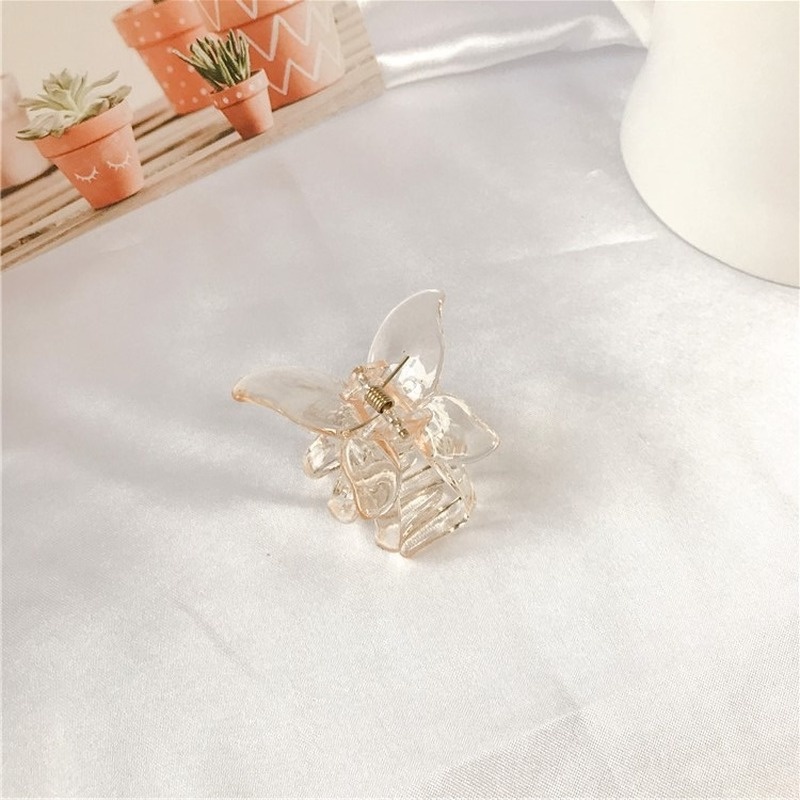 Candy Jewelry Fashion Butterfly Hairclips Korea Hair Claw Clip Transparent Hairpins for Women Ponytail Grab Clips Hair Accessories