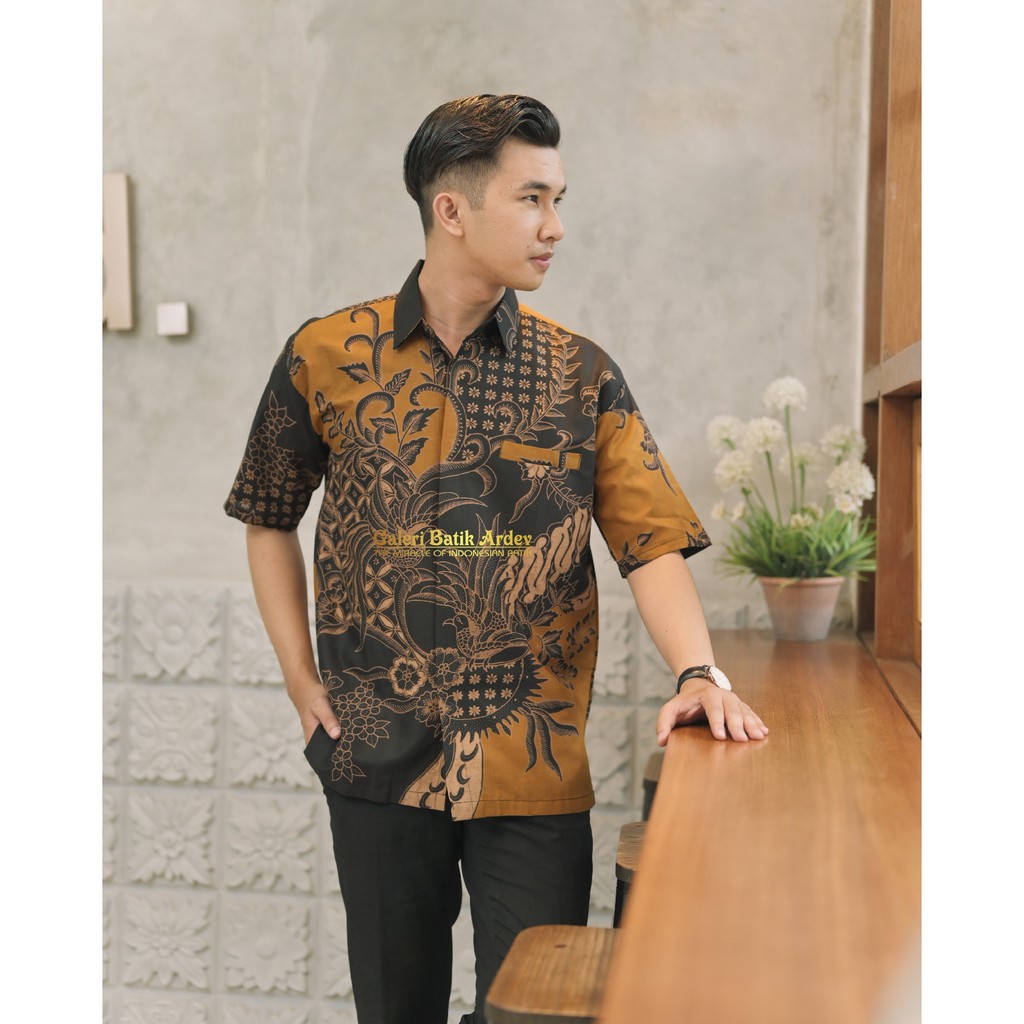 Harga Pabrik Klangenan Kemeja Batik Pria Lengan Pendek Batik Solo Kemeja Pria Batik Modern Atasan Batik By Gba ldQRpXugyab9G