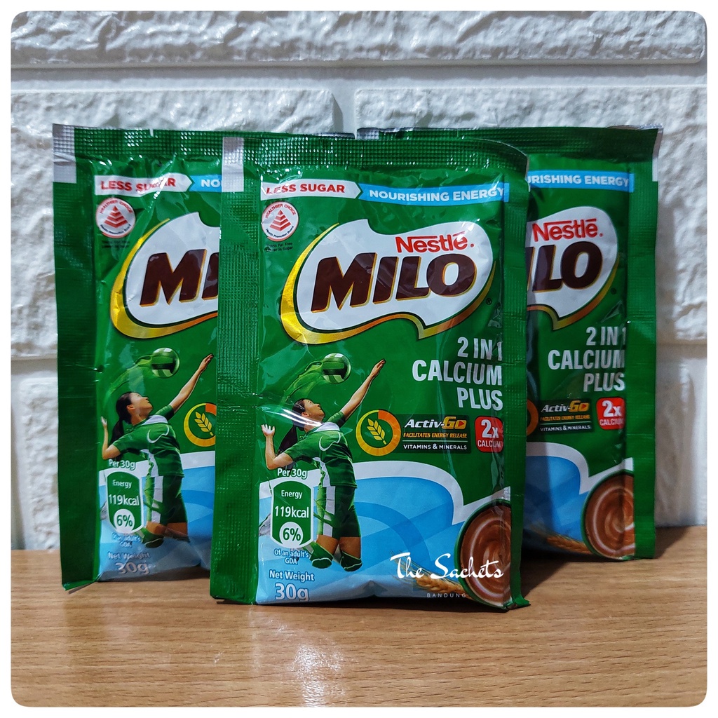 

MILO Singapore 2in1 Calcium Plus Less Sugar Sachet