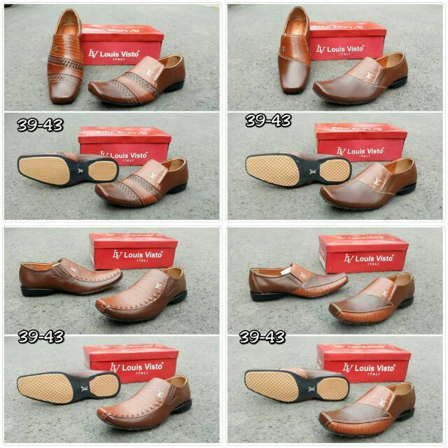 sepatu pantofel kulit louis visto