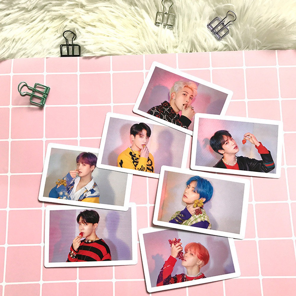 54pcs Kartu Lomo Foto Kpop Bts Bt21 Untuk Reparasi