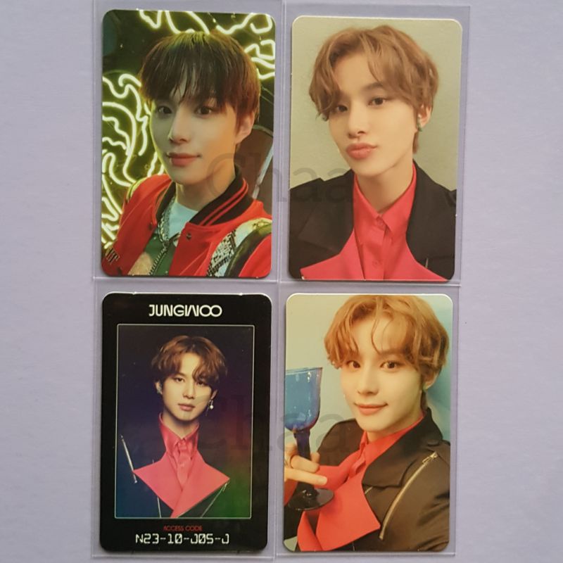 PHOTOCARD JUNGWOO NCT 127 NEO ZONE KIHNO DEPARTURE ARRIVAL