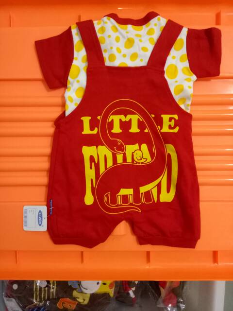 Baju jumper bayi baju kodok 2pcs karakter little friend