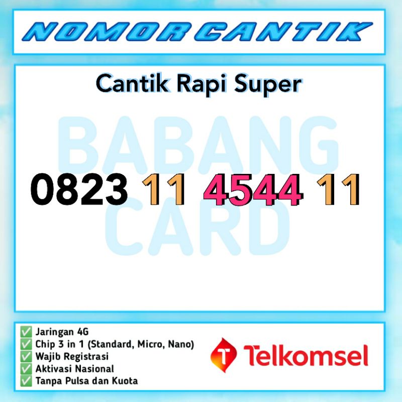 Kartu As Cantik AABB / ABAB / ABBA