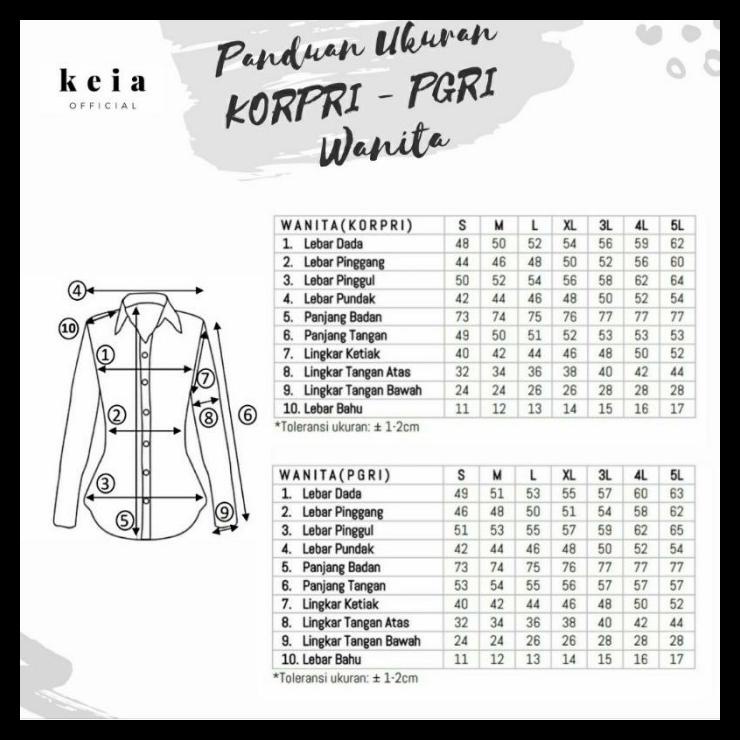 PROMO BAJU SERAGAM PGRI WANITA LAPIS FURING BIG SIZE JUMBO RESMI PNS PGRI PROMO