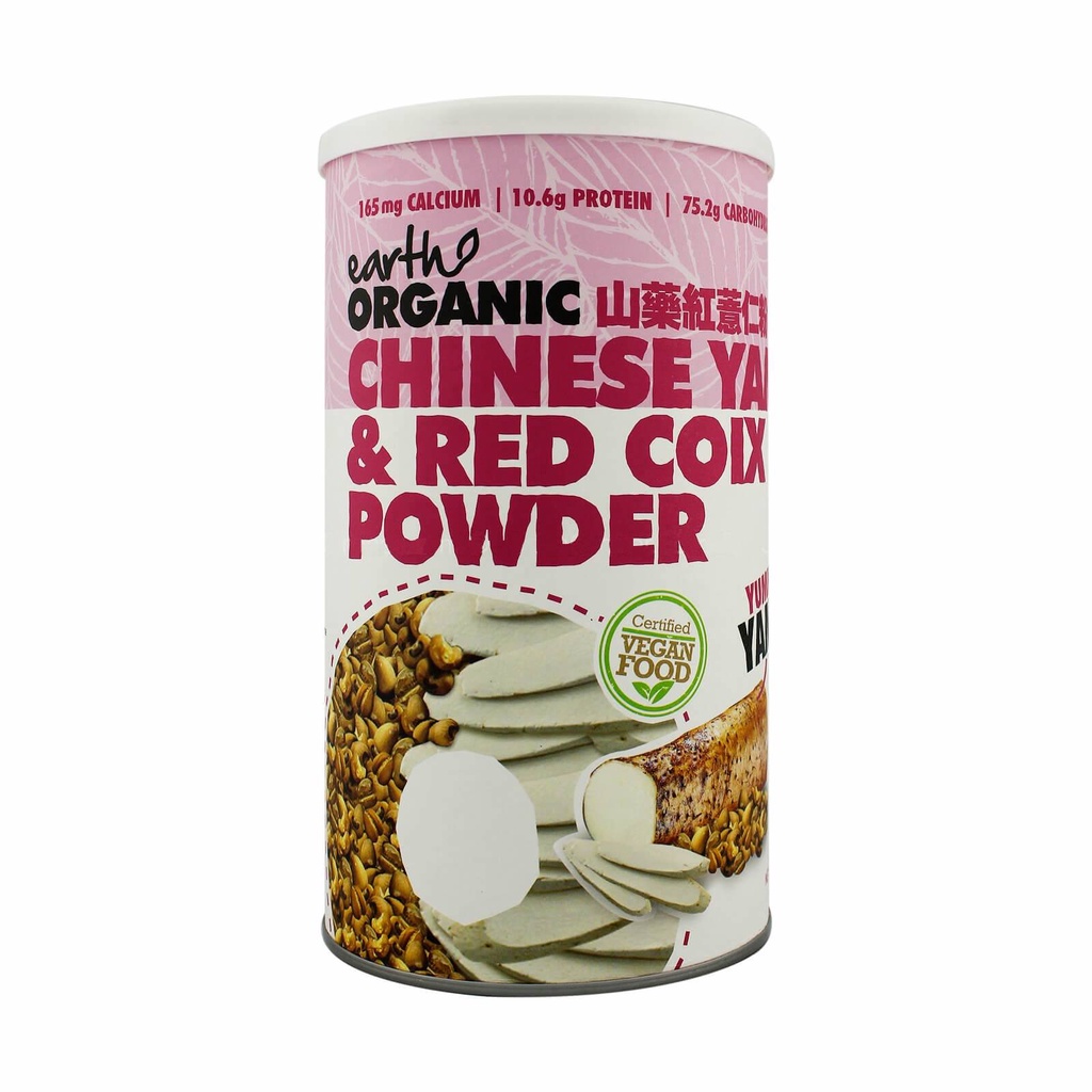 

EARTH ORGANIC Chinese Yam & Red Coix Powder 500g