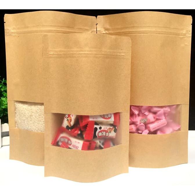 

Kantong Kopi Coklat 17x24 Packaging Snack Kue anti angin - Coklat - Cokelat