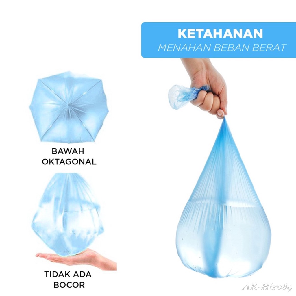 AK_Hiro89 Kantong Plastik Sampah Gulungan 45x50cm - LJ1