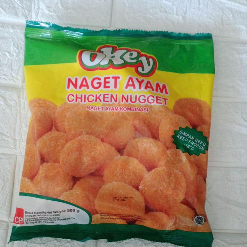 

Nuget okey coin 500gr / nuget ayam