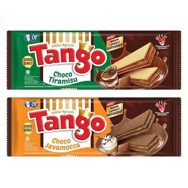 

TANGO Wafer Renyah Choco Javamocca & Choco Tiramisu Pack 130gr