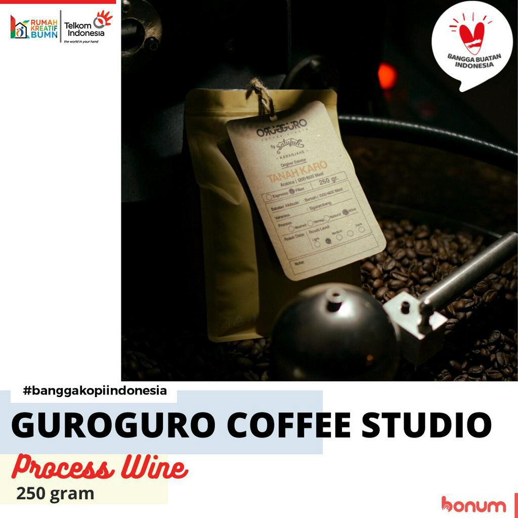 

Guro Guro Kopi - Bubuk Kopi Arabica Process Wine 250 gram