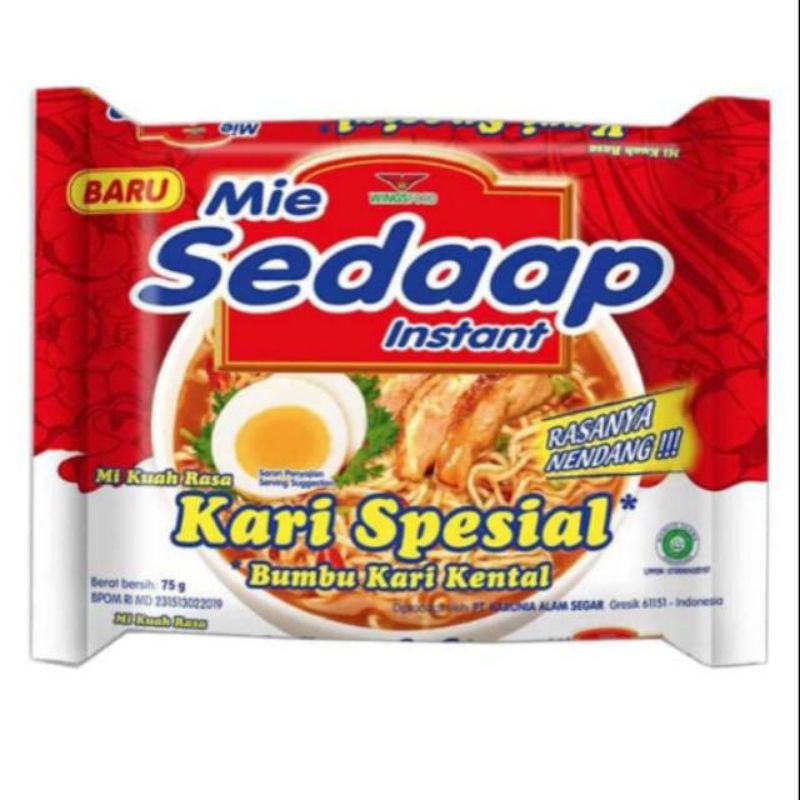 

Mie sedaap kuah kari spesial