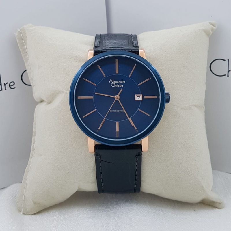 [ TRT 8344 ] JAM TANGAN ORIGINAL AC KULIT PRIA