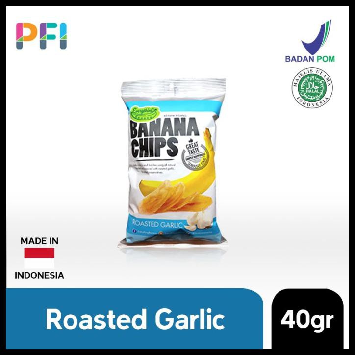 

Everything Banana Chips Roasted Garlic 40G / Karton (12 Pcs)