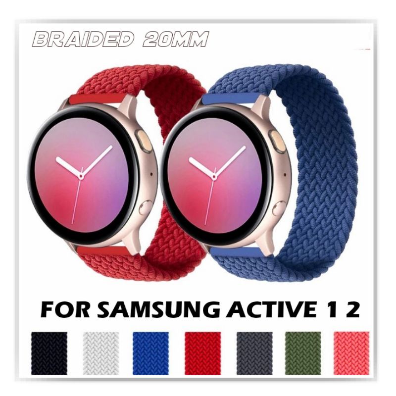 STRAP TALI JAM TANGAN - NYLON STYLE BRAIDED SIZE L 20MM - FOR SAMSUNG GALAXY WATCH ACTIVE 1 2