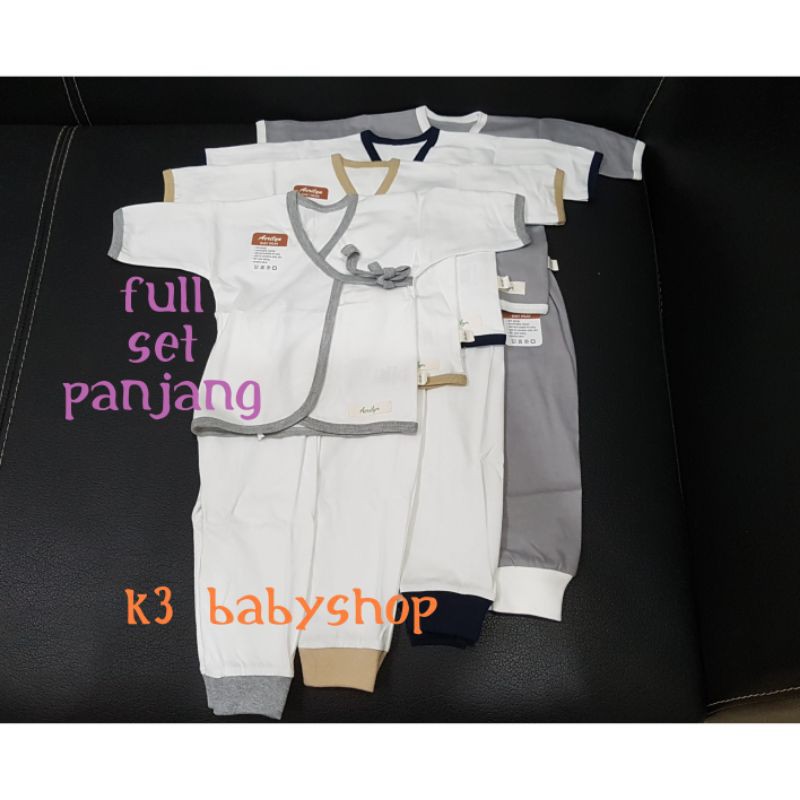 Setelan Panjang Aerilyn 0-3 bln 3-6 bln baju kimono bayi stelan piyama anak SNI