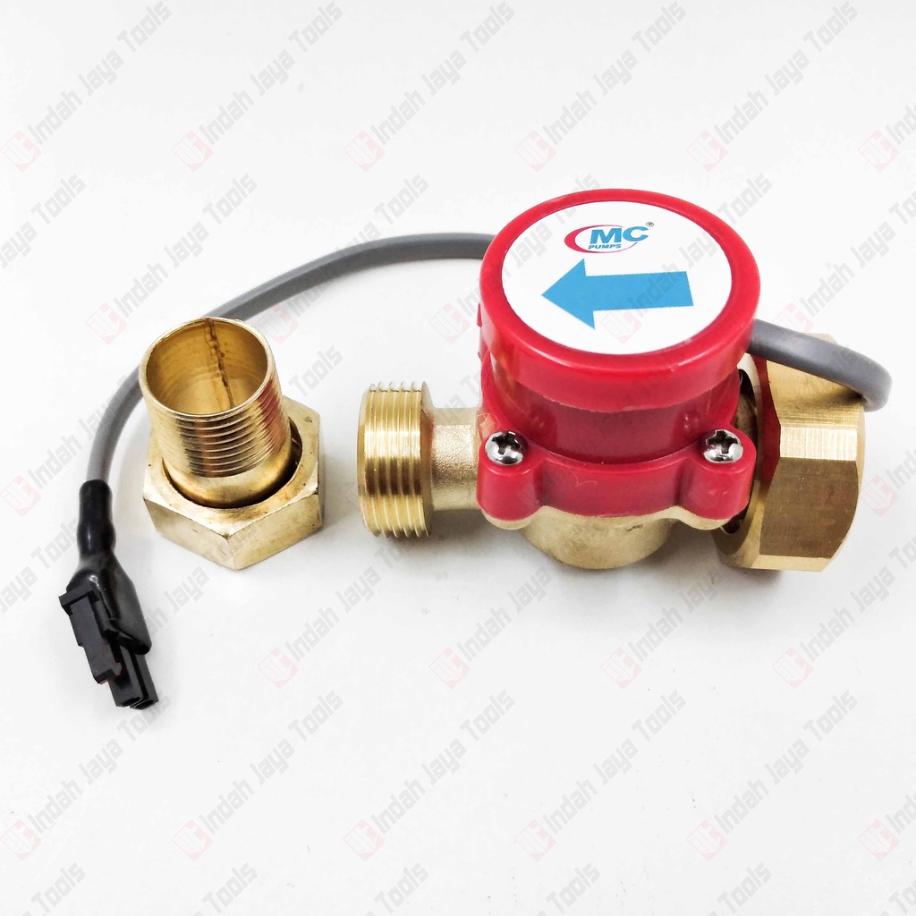 MC Flow Switch 1 3/4 1/2 Inch Otomatis Pompa Air Dorong Booster Pump