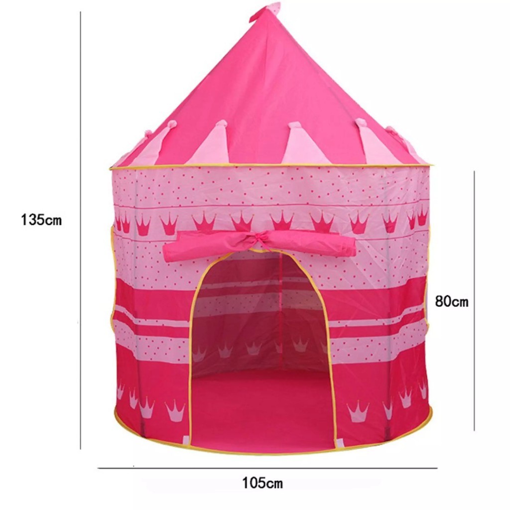 Tenda Mahkota Anak Bermain Camping Indoor Outdoor /Tenda Camping Anak Karakter Kartun  Tenda Camping Anak / Tenda TENDA ANAK CASTLE TENDA CASTIL TENDA KASTIL TENDA TENDAAN MAINAN TENDA ANAK TENDA PRINCESS RUMAH RUMAHAN TENDA ISTANA