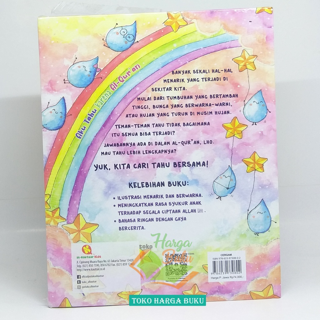 Aku Tahu Karena Al-Quran - Buku Anak Islam Penerbit Al-Kautsar Kids