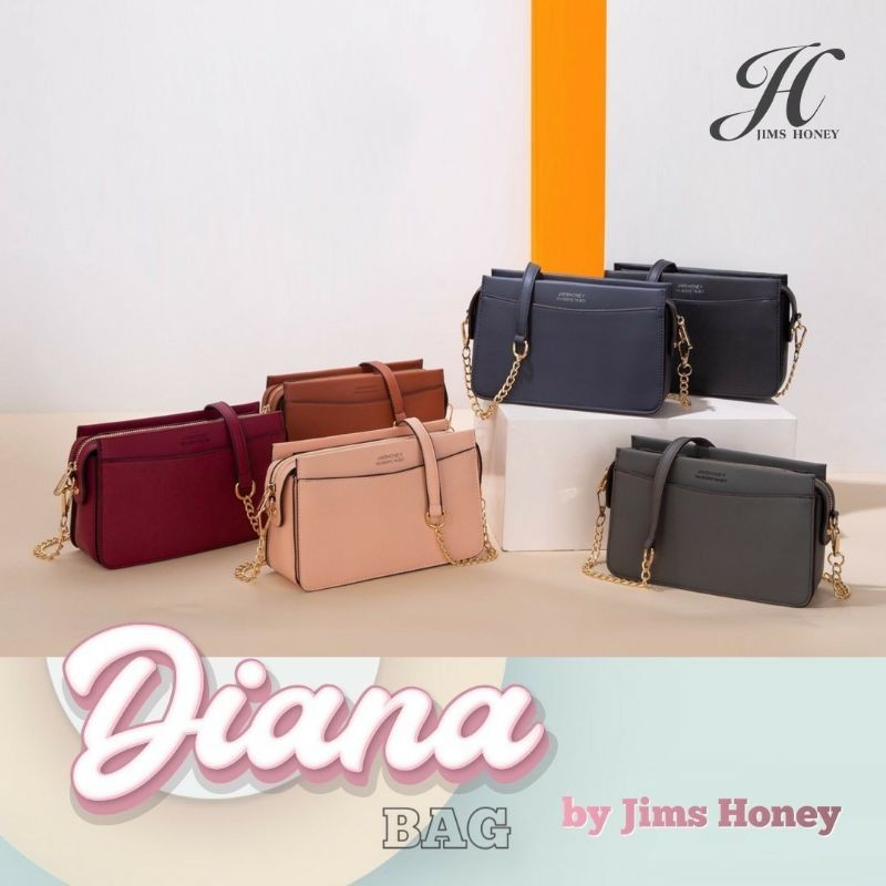JH DIANA BAG - Tas Selempang Wanita Impor ORI by JIM'S HONEY