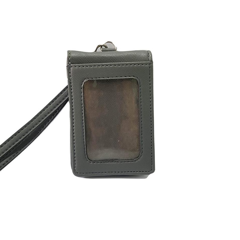 

NJA Lanyard Kulit Magnet ID Card Holder Magnet Name Tag Kulit Berkualitas PU Leather ID Card✱¡ (Stoc