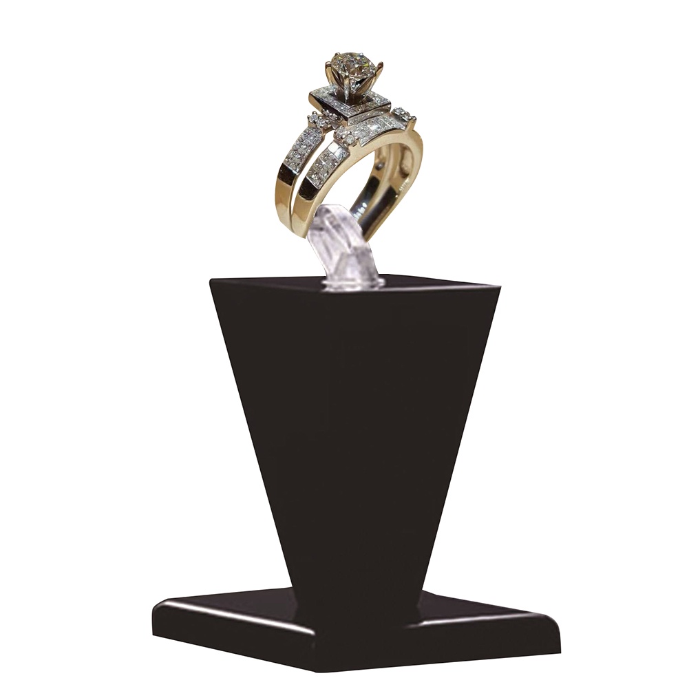 Hu Hu Hu Hu Hu Alat Bantu Pasang Kacamata♡ 2pcs / Set Cincin Kawin / Tunangan Hias Berlian Imitasi Berkilau Untuk Wanita