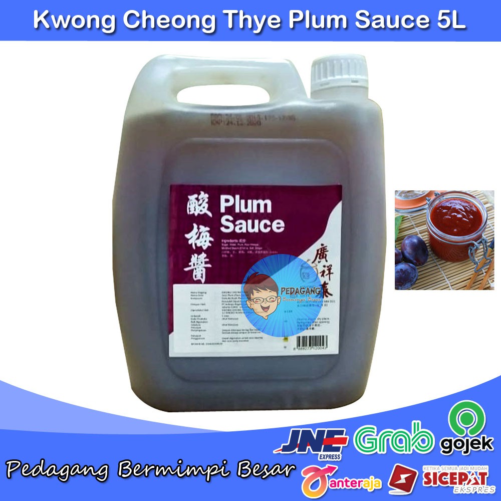 Kwong Cheong Thye Plum Sauce 5L | Saus Plum