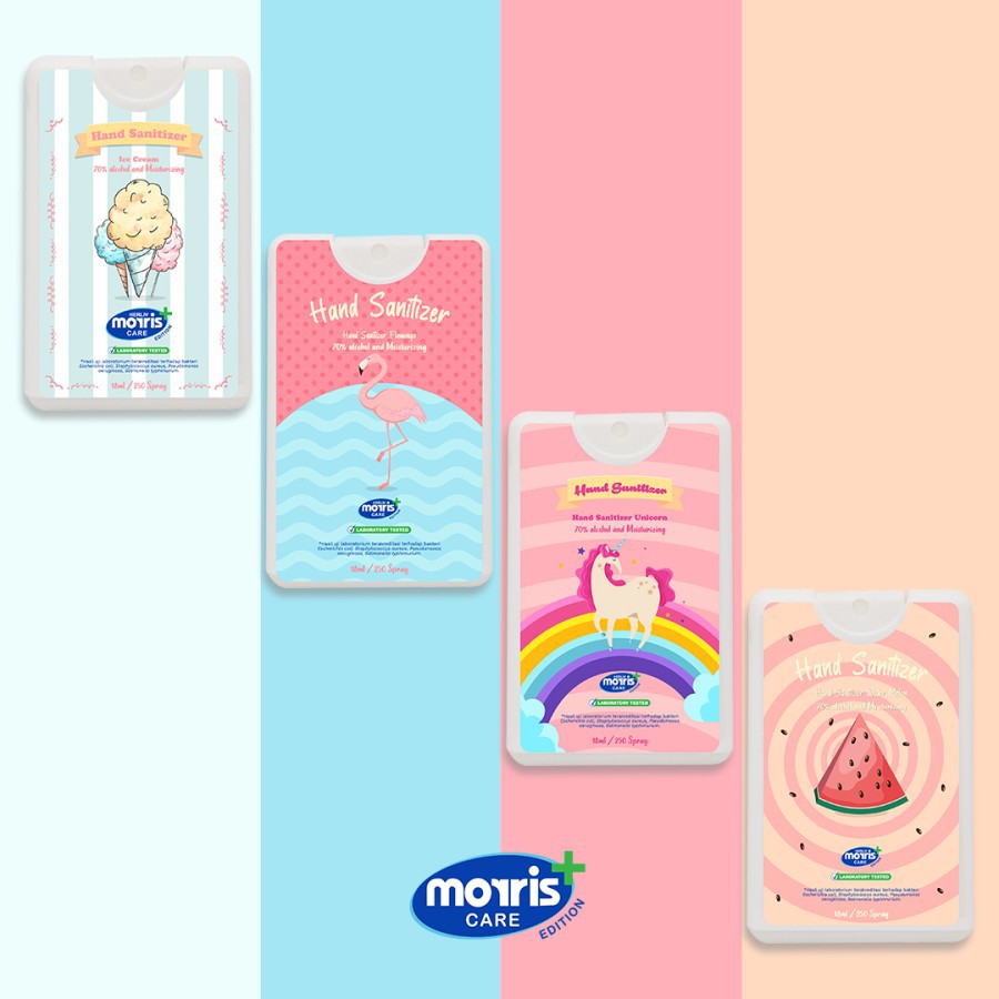 bp132- Hand Sanitizer Morris Pocket Girl 18ml-unicorn