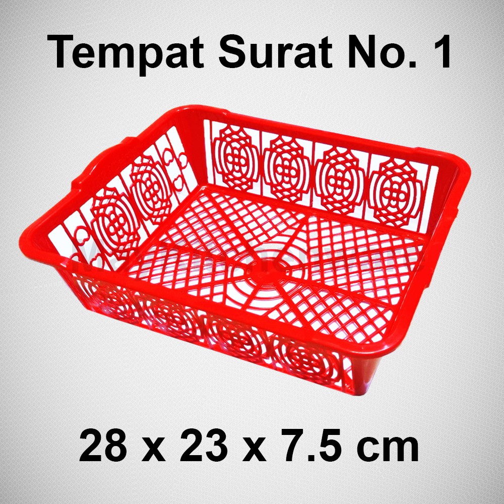 Keranjang Tempat Surat No.1 Serbaguna Dokumen Penyimpanan Stationary Box Aksesoris Aksesories Kotak