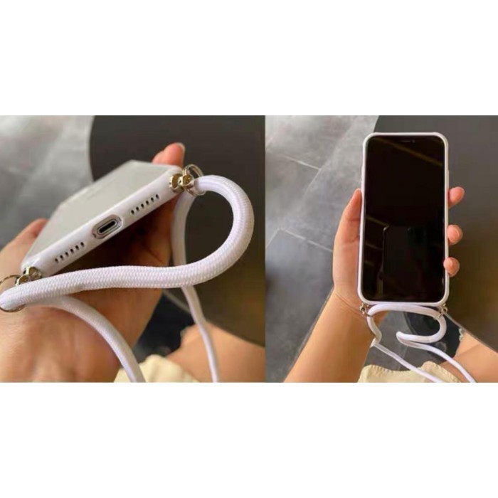 Oppo Reno 5 Soft Case Matte Aero Full + Tali Gantung