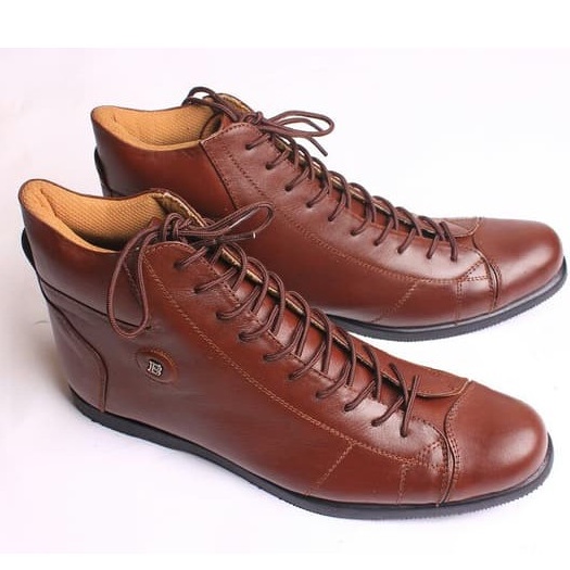 SEPATU KULIT BOOTS PRIA BOSTON HAIDO BROWN RAJINSTORE x BOSTON FOOTWEAR ORIGINAL SEPATU KULIT BOOT P