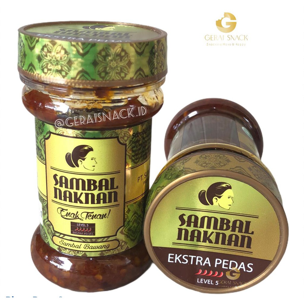 Sambal Bawang Naknan Extra Pedas Level 5 Enak Tenan Best Seller (140gr)