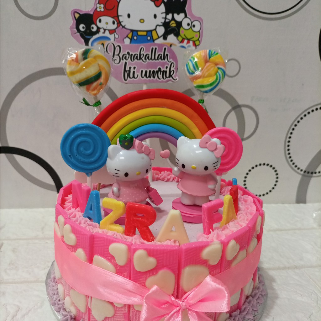 

Tart es krim hello Kitty 16 cm Rasa Premium harga Minimum. 100% terbuat dari ice cream tanpa kue