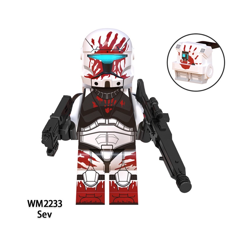 Mainan Action Figure Mini Republic Commando Gregor Omega Squad Fixer Scorch Sev Untuk Koleksi WM6124