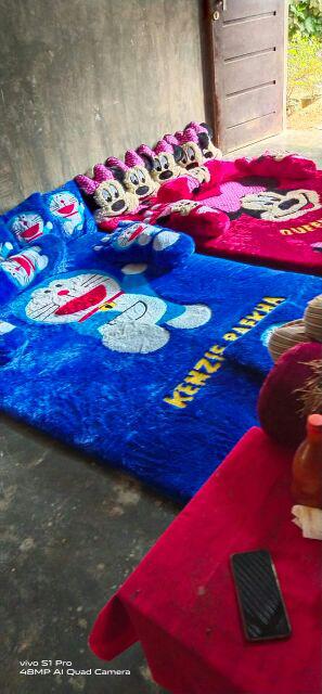 Karpet Motif Keropi Full Set