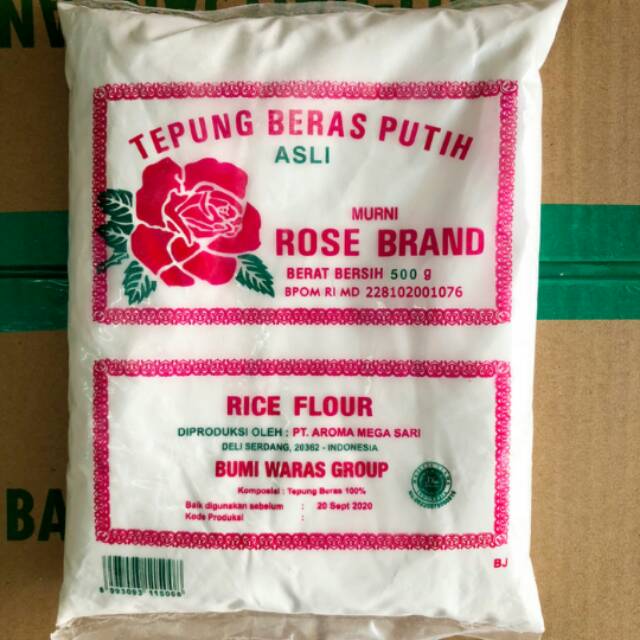 

tepung beras rose brand 500gr